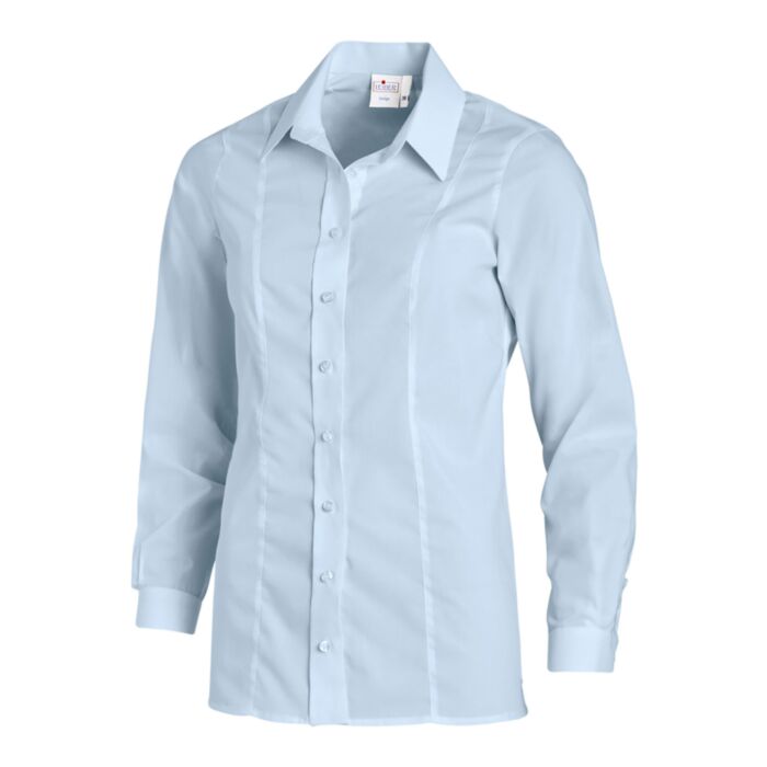 Blouse à manches longues en fibres mélangées, résistant au chlore main product photo