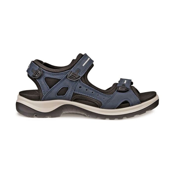 ECCO Sandales en nubuck et fermeture velcro