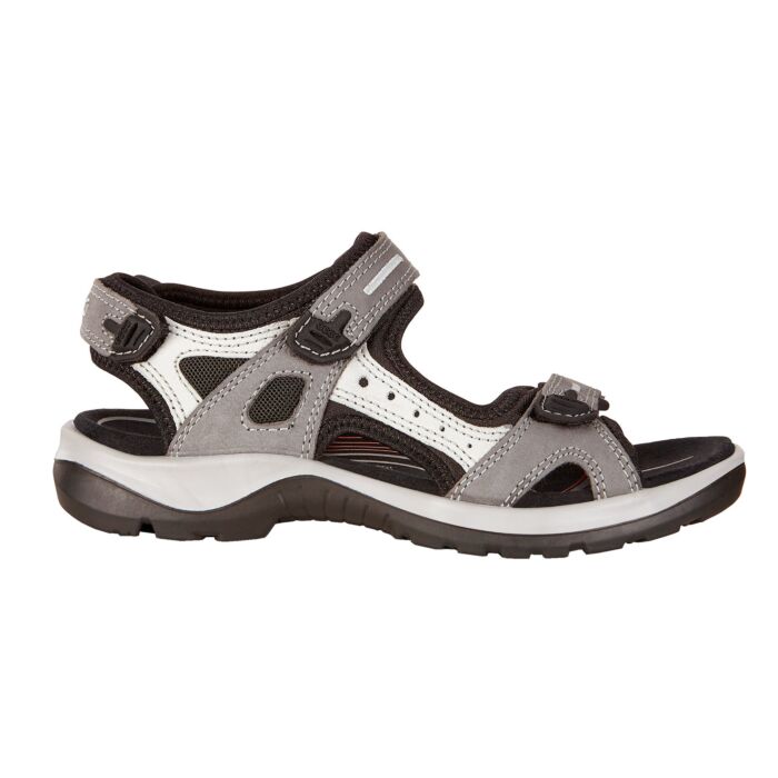 ECCO Sandales en nubuck et fermeture velcro