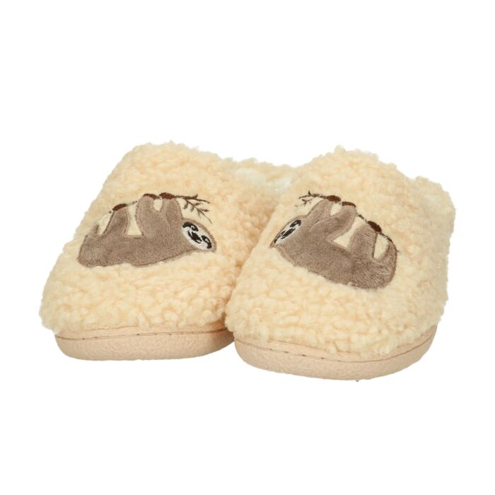 Chaussures de bien-être pour femmes avec motif de paresseux, semelle souple