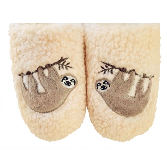 Chaussures de bien-être pour femmes avec motif de paresseux, semelle souple