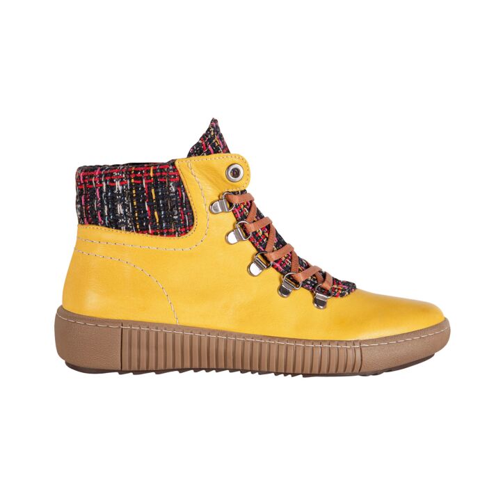GEMINI Schnürstiefelette, Anilinleder, 6 Farben