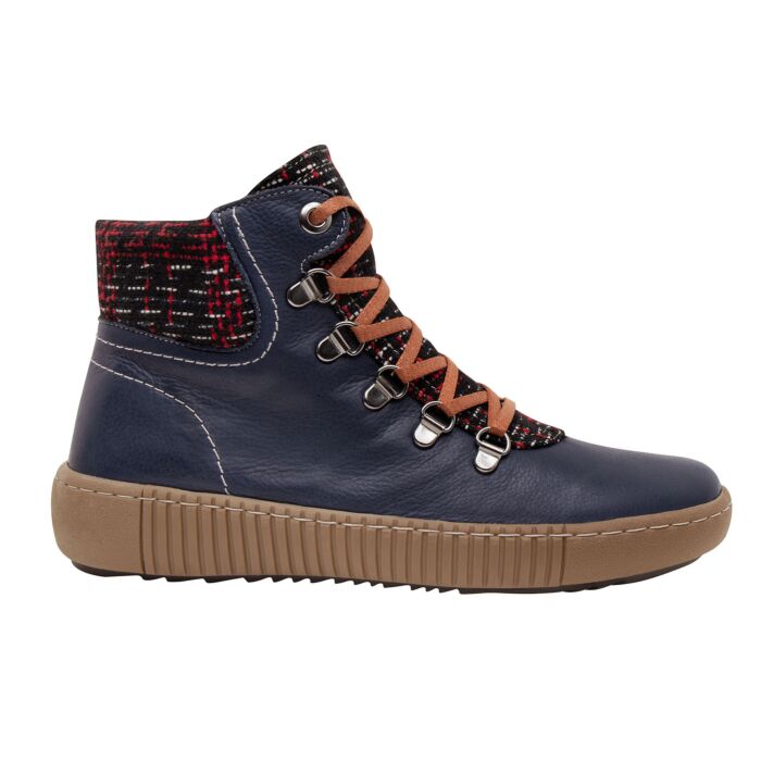 GEMINI Schnürstiefelette, Anilinleder, 6 Farben