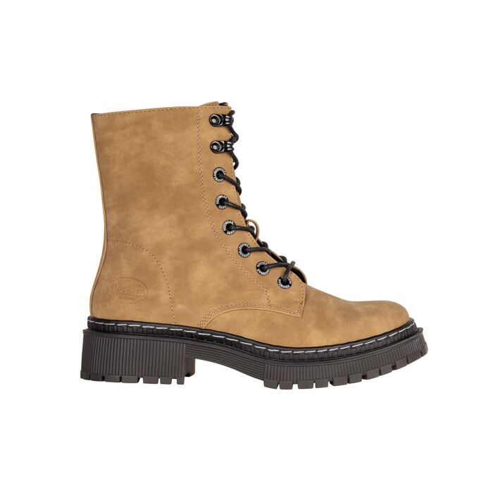Dockers Bottines pour femmes, similicuir, talon 3 cm