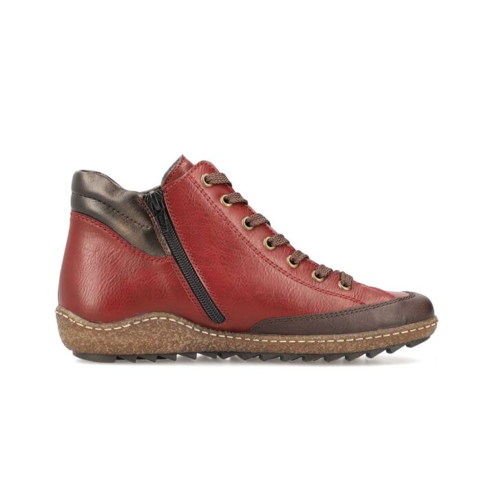 RIEKER Damen Schnürstiefelette, wasserabweisend