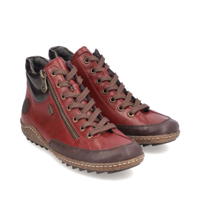 RIEKER Damen Schnürstiefelette, wasserabweisend
