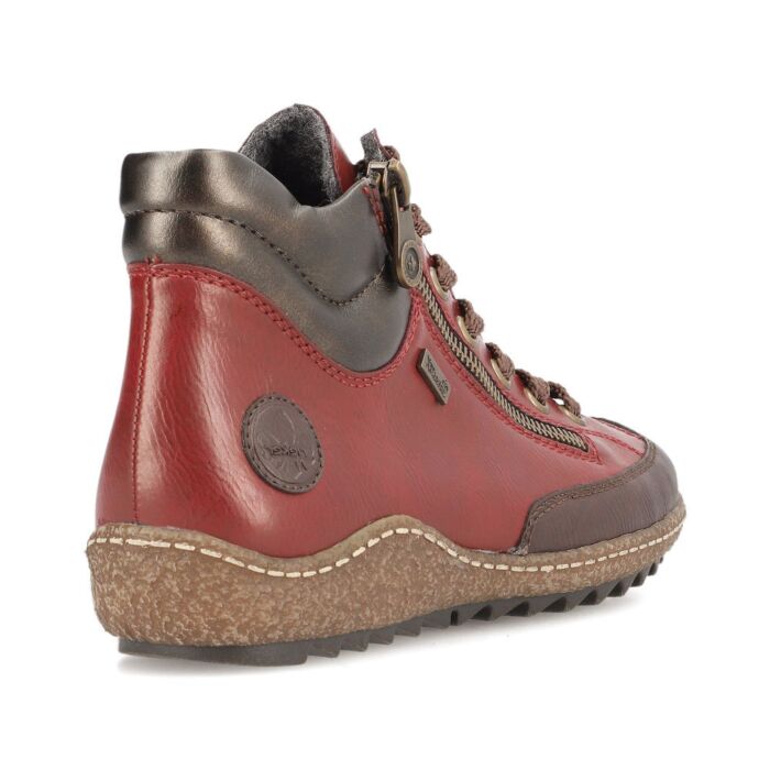 RIEKER Damen Schnürstiefelette, wasserabweisend