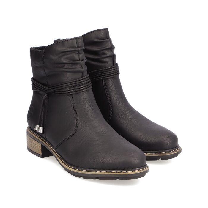 RIEKER Bottines pour dames, matière souple
