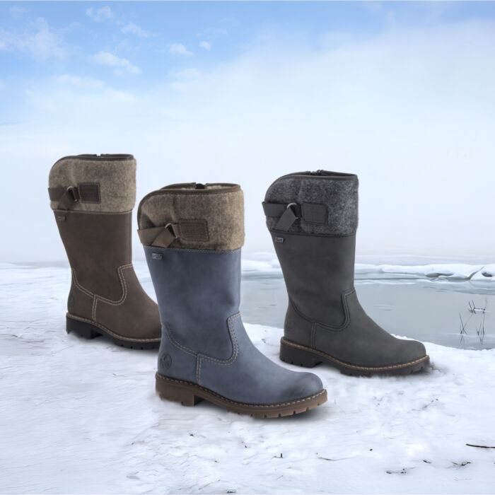 RIEKER Bottes toutes saisons pour dames, hydrofuges