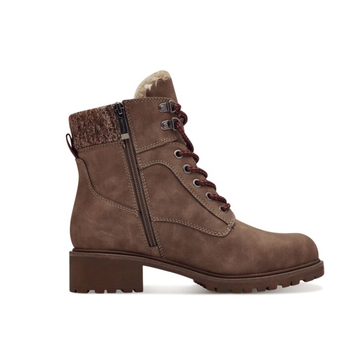 TAMARIS Bottines à lacets femme, imperméables, talon 3 cm
