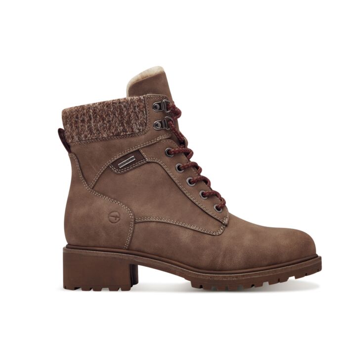 TAMARIS Bottines à lacets femme, imperméables, talon 3 cm