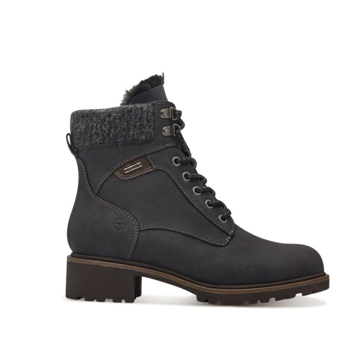 TAMARIS Bottines à lacets femme, imperméables, talon 3 cm