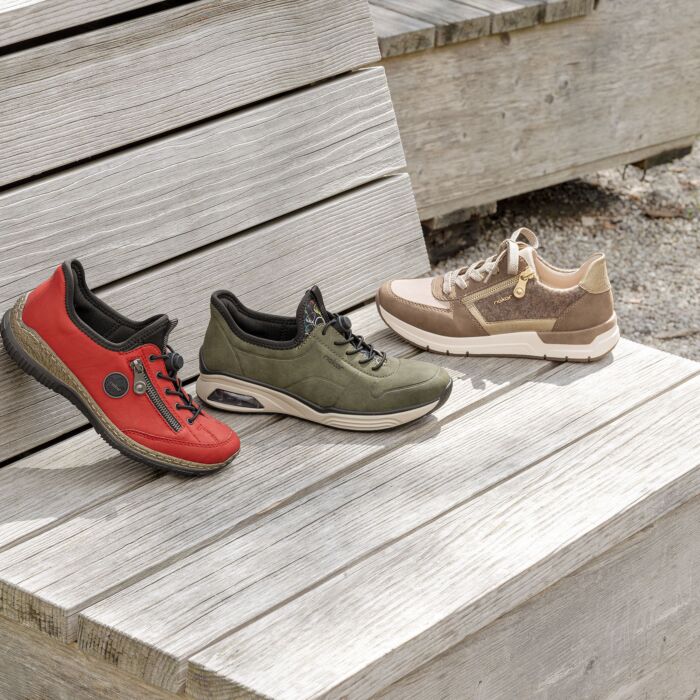 RIEKER Chaussures pour femmes, Softmaterial, mix de couleurs