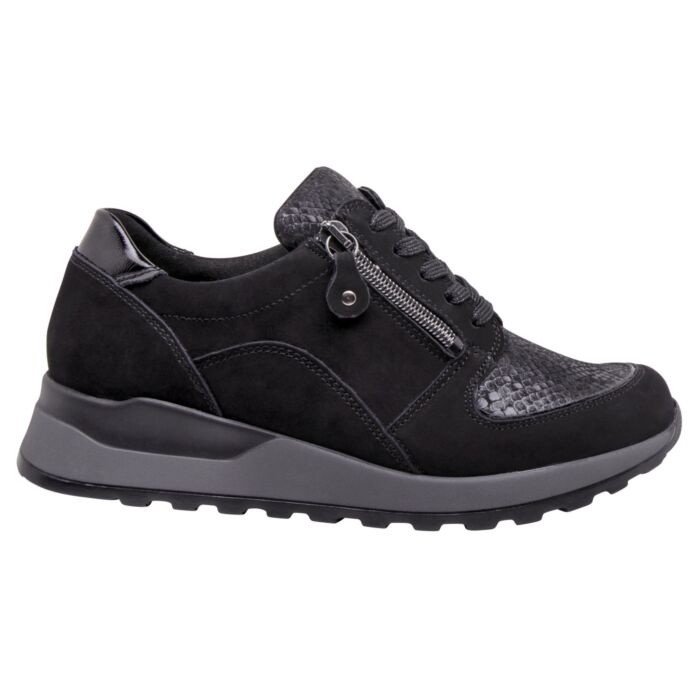 WALDLÄUFER Chaussures à lacets en cuir Nappa souple, flexibles et confortables