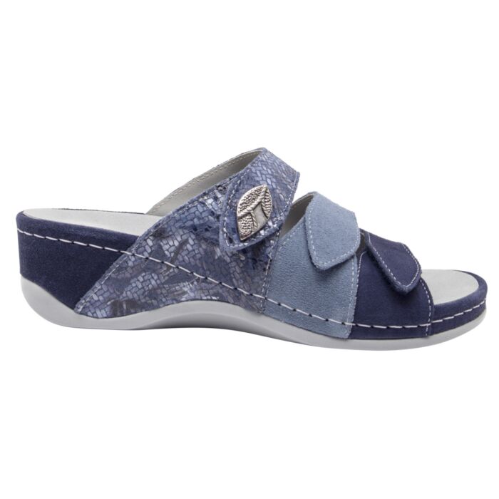 MUBB Pantolette mit Klettverschluss
