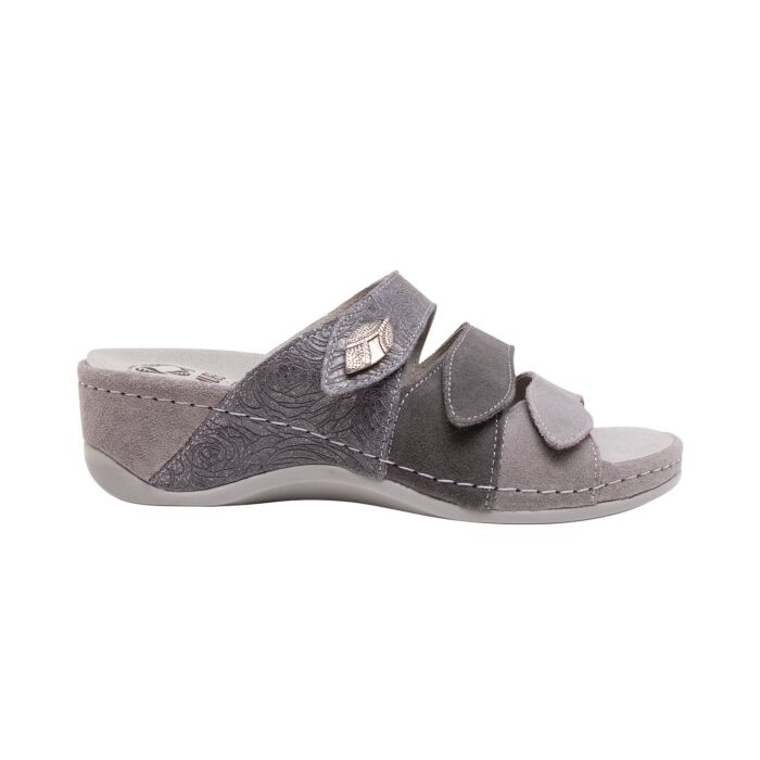 MUBB Pantolette mit Klettverschluss