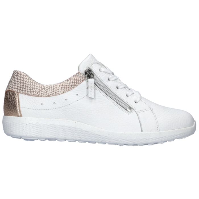 WALDLÄUFER Damen-Schnürschuh, Hirschleder, Extraweite K