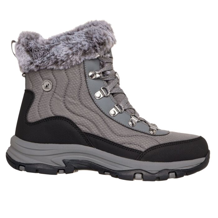 SKECHERS Damen Schnürstiefel, wasserdicht mit Warmfutter und Memory Foam
