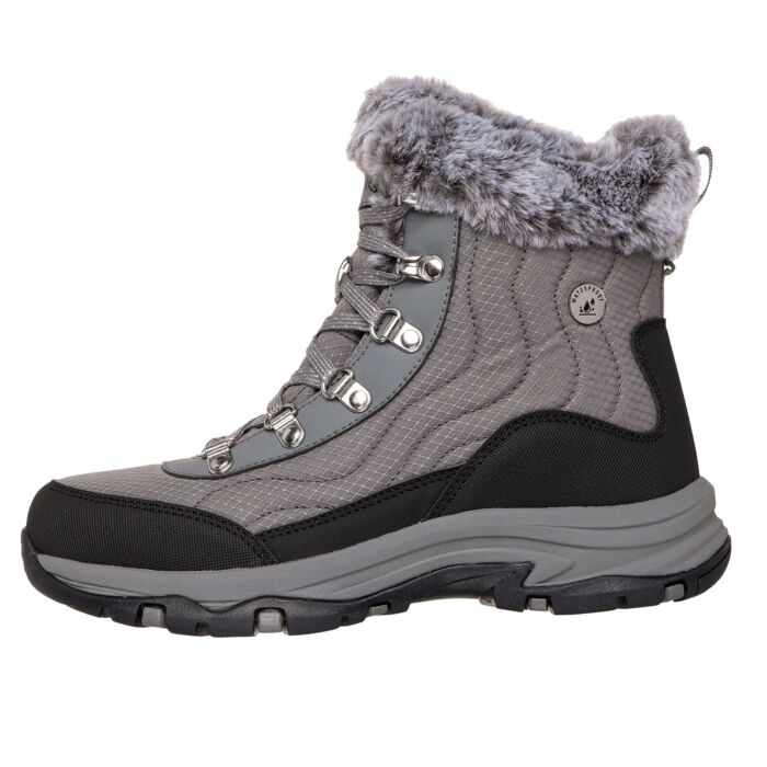 SKECHERS Damen Schnürstiefel, wasserdicht mit Warmfutter und Memory Foam