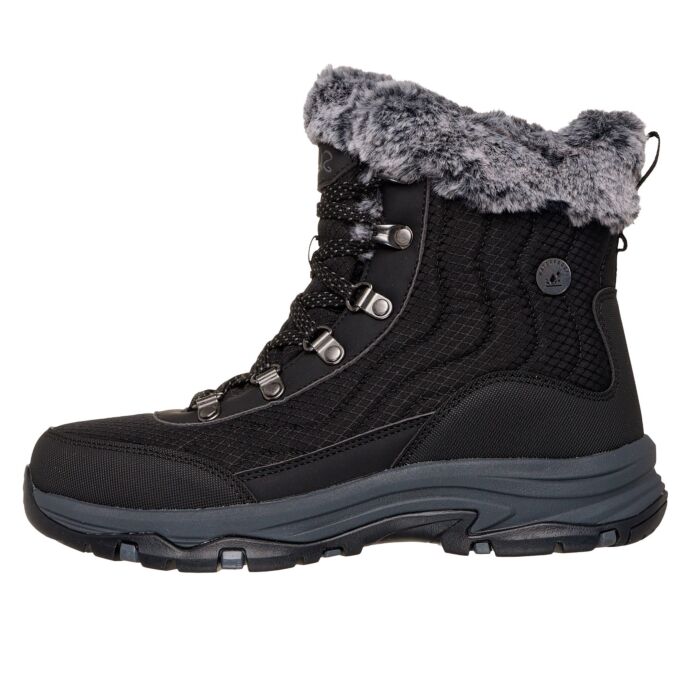 SKECHERS Damen Schnürstiefel, wasserdicht mit Warmfutter und Memory Foam