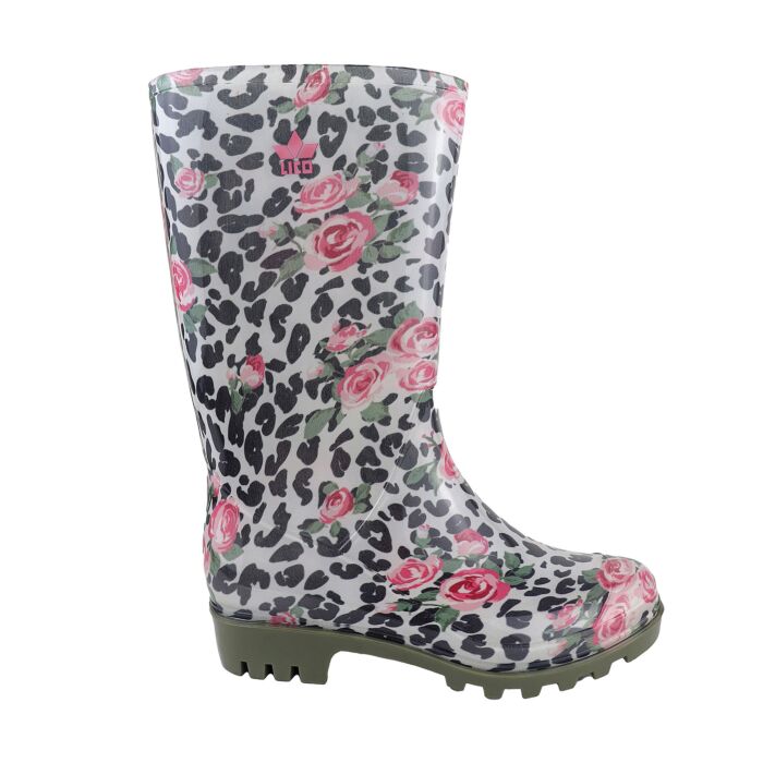 Botte en caoutchouc pour dames multicolore