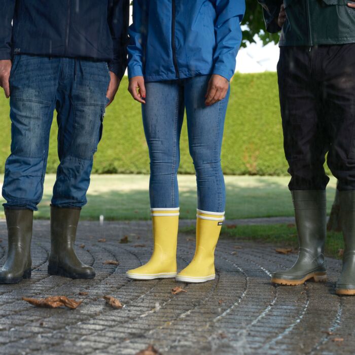 Aigle Bottes en caoutchouc pour dames, imperméables au look rétro