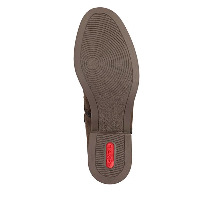 RIEKER Stiefelette Damen, Softmaterial mit Wechselfussbett