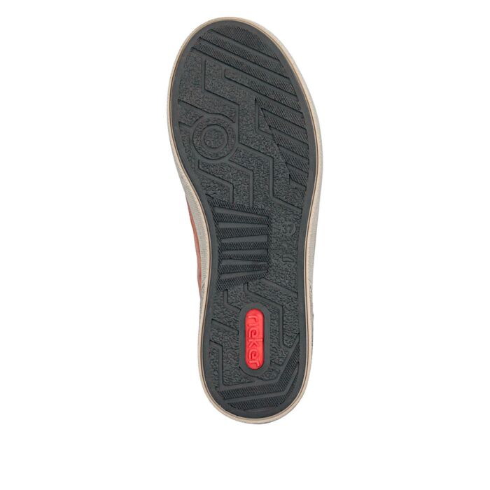 RIEKER Stiefelette Damen, Glattleder mit MemoSoft Fussbett