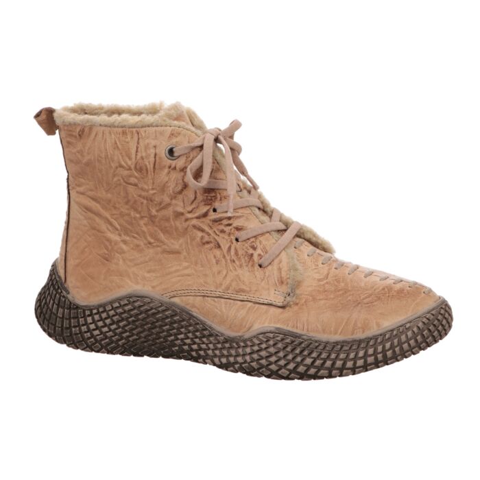 GEMINI Kurzstiefelette Damen, gewalktes Nappaleder