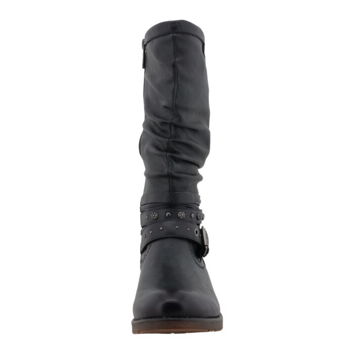 MUSTANG Langschaftstiefel Damen, Softmaterial mit Warmfutter