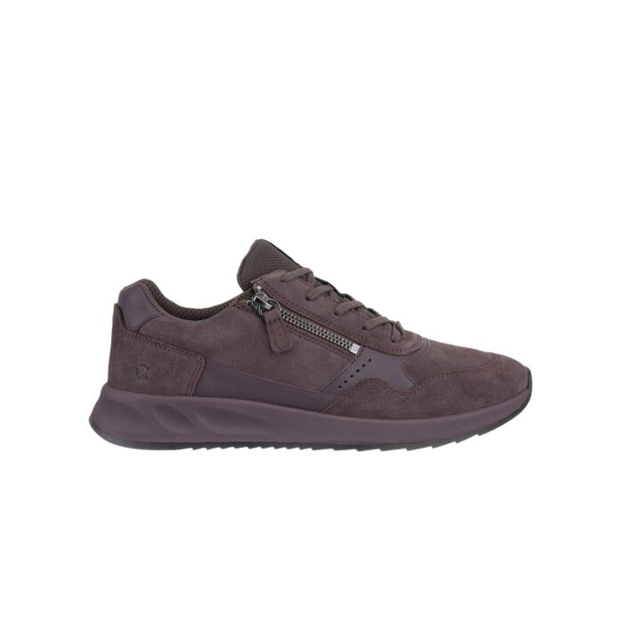 ECCO Sneaker femme, cuir nappa avec fermeture à glissière latérale
