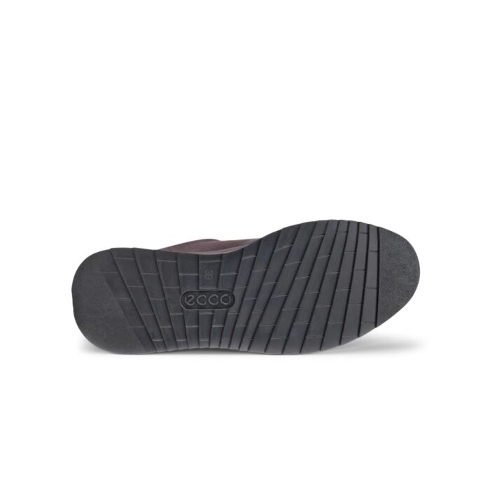ECCO Sneaker femme, cuir nappa avec fermeture à glissière latérale