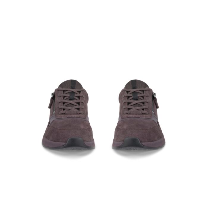 ECCO Sneaker femme, cuir nappa avec fermeture à glissière latérale