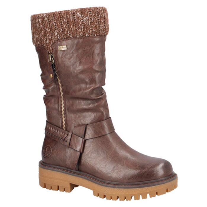 RIEKER Allwetterstiefel Damen, Langschaft mit RIEKER TEX Membran