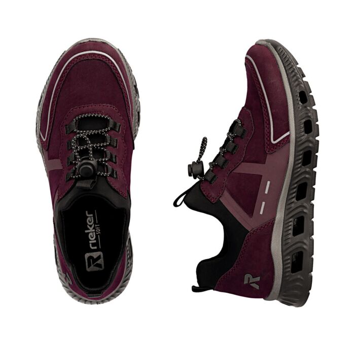 RIEKER Sneaker femme, semelle intérieure MemoSoft