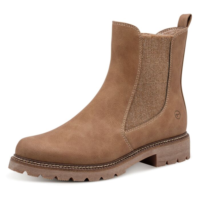 TAMARIS Chelsea Bootie Damen, Softmaterial mit Touch-it Fussbett