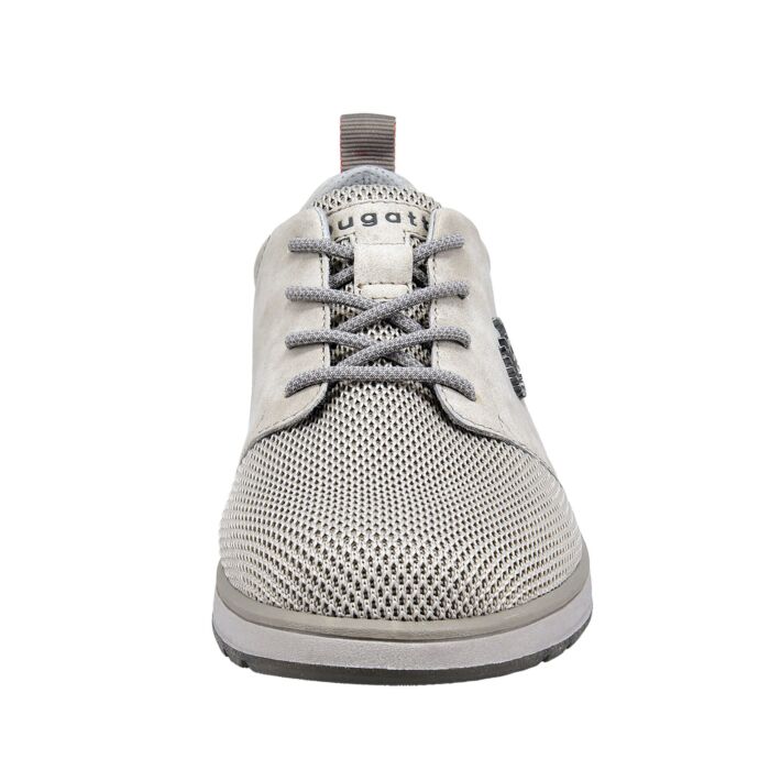 BUGATTI Herren-Schnürschuh, atmungsaktives Mesh