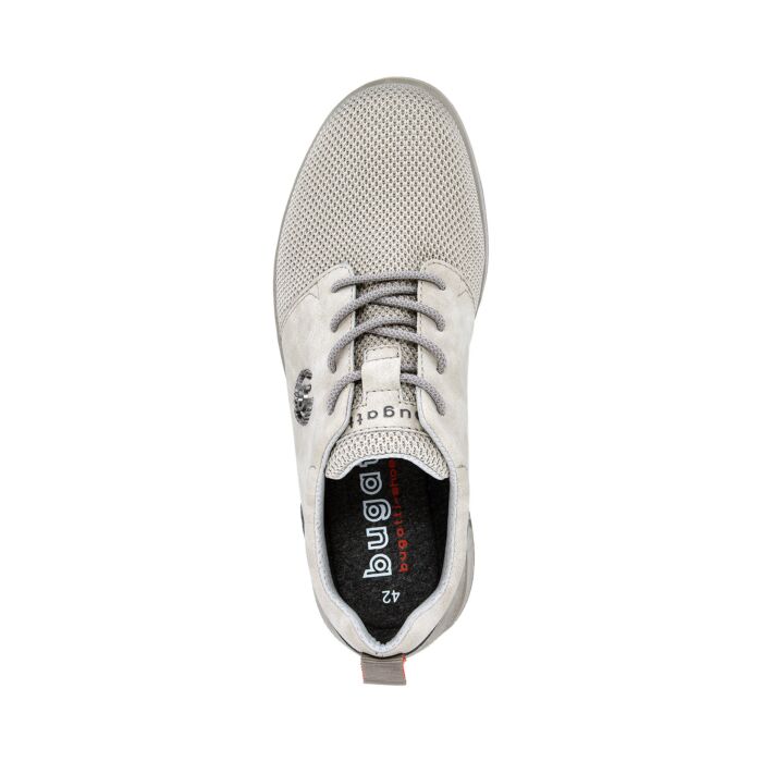 BUGATTI Herren-Schnürschuh, atmungsaktives Mesh