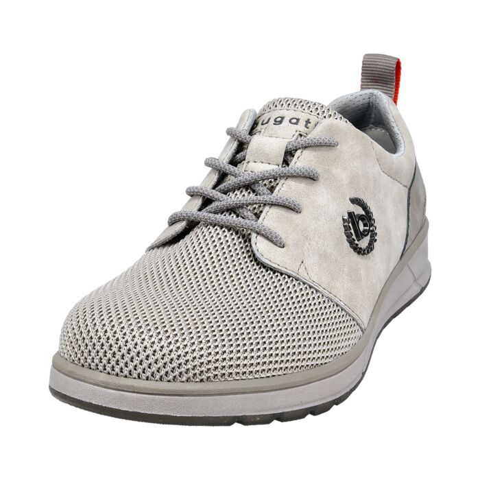 BUGATTI Herren-Schnürschuh, atmungsaktives Mesh