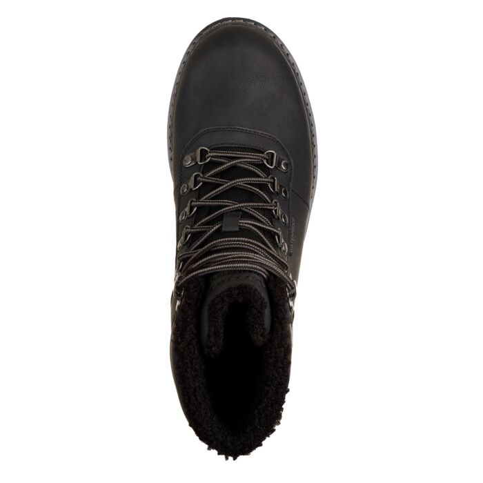 SKECHERS Bottes à lacets pour hommes, doublées et hydrofuges