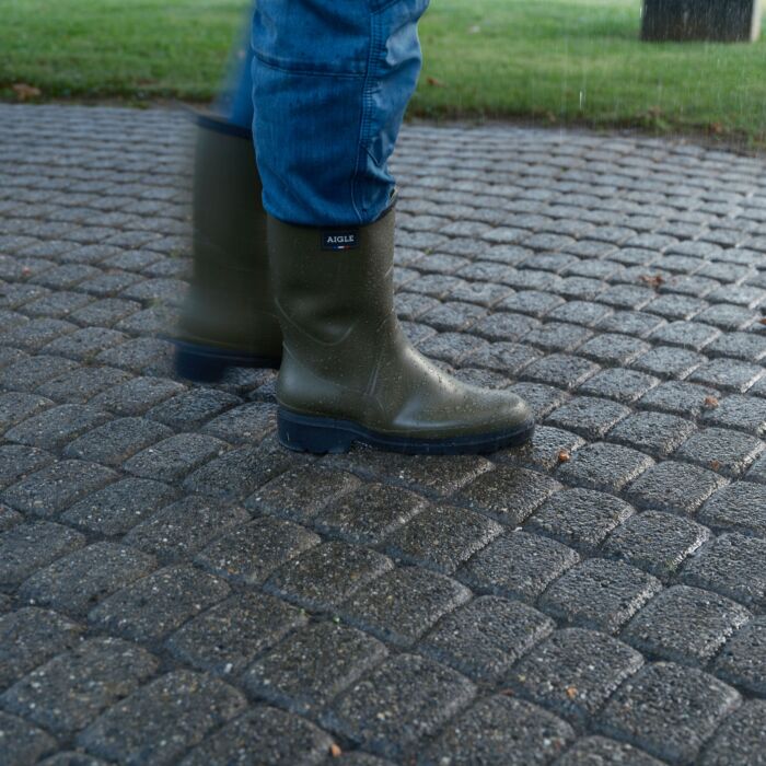 Aigle Bottes en caoutchouc pour hommes, imperméables et antidérapantes