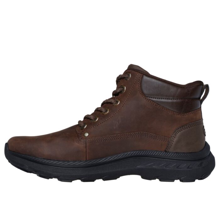 SKECHERS Slip-ins Botte homme, cuir avec doublure chaude