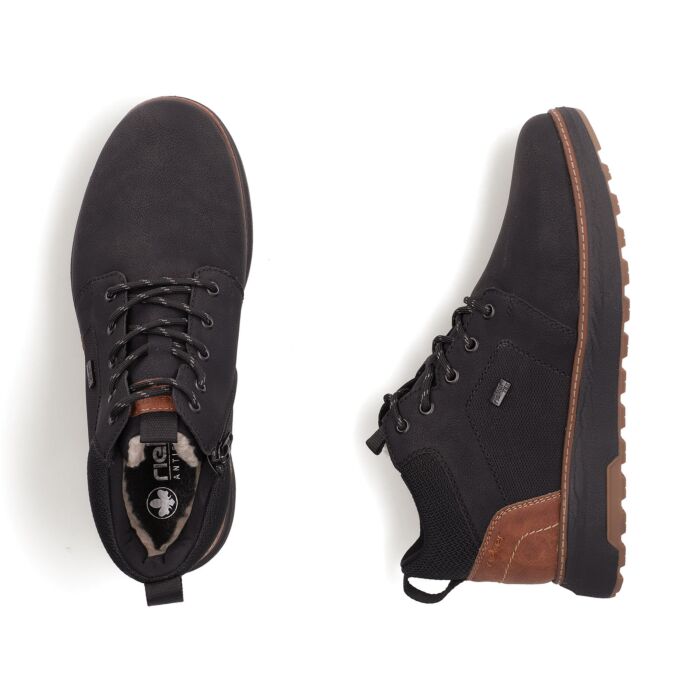 RIEKER Schnürstiefel Herren, Softmaterial mit RIEKER TEX Membran