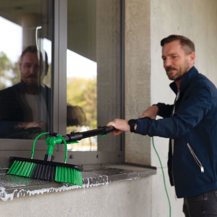 Balai Hammersmith «AquaClean Deluxe», 2 en 1 avec débit d'eau et manche télescopique