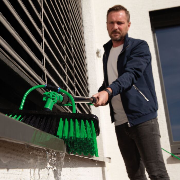 Balai Hammersmith «AquaClean Deluxe», 2 en 1 avec débit d'eau et manche télescopique