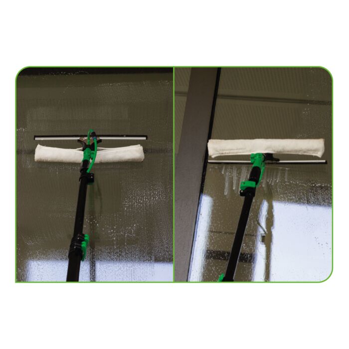 Balai Hammersmith «AquaClean Deluxe», 2 en 1 avec débit d'eau et manche télescopique
