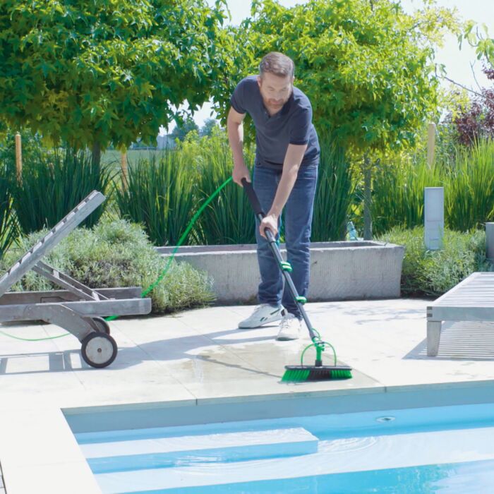 Balai Hammersmith «AquaClean Deluxe», 2 en 1 avec débit d'eau et manche télescopique