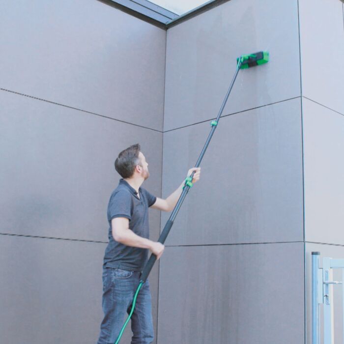 Balai Hammersmith «AquaClean Deluxe», 2 en 1 avec débit d'eau et manche télescopique