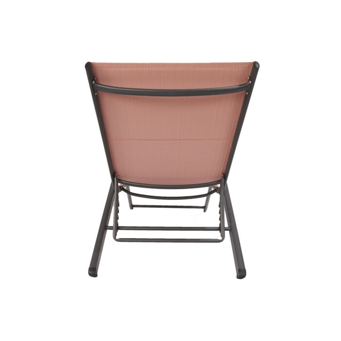 Chaise longue «River», structure en aluminium, dossier réglable