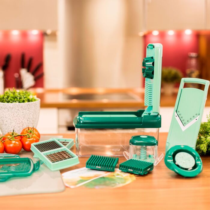 Genius Gemüseschneider «Nicer Dicer», 13-teiliges Set